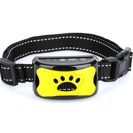 Anti-Bark Dog Collar Pet Reboo Store Yellow 