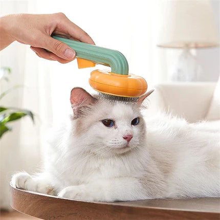 Pumpkin Pet Brush